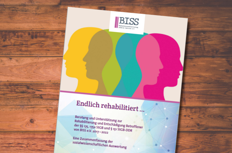 Zusammenfassung sozialwissenschaftliche Auswertung Beratung Betroffener der §§ 175, 175a StGB und § 151 StGB-DDR